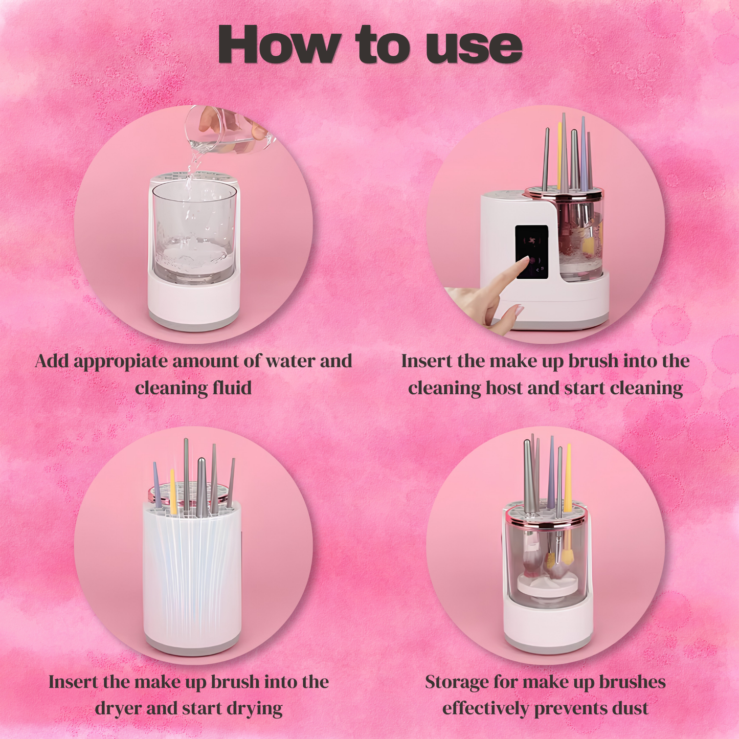 VelvetSpin Brush Cleaner