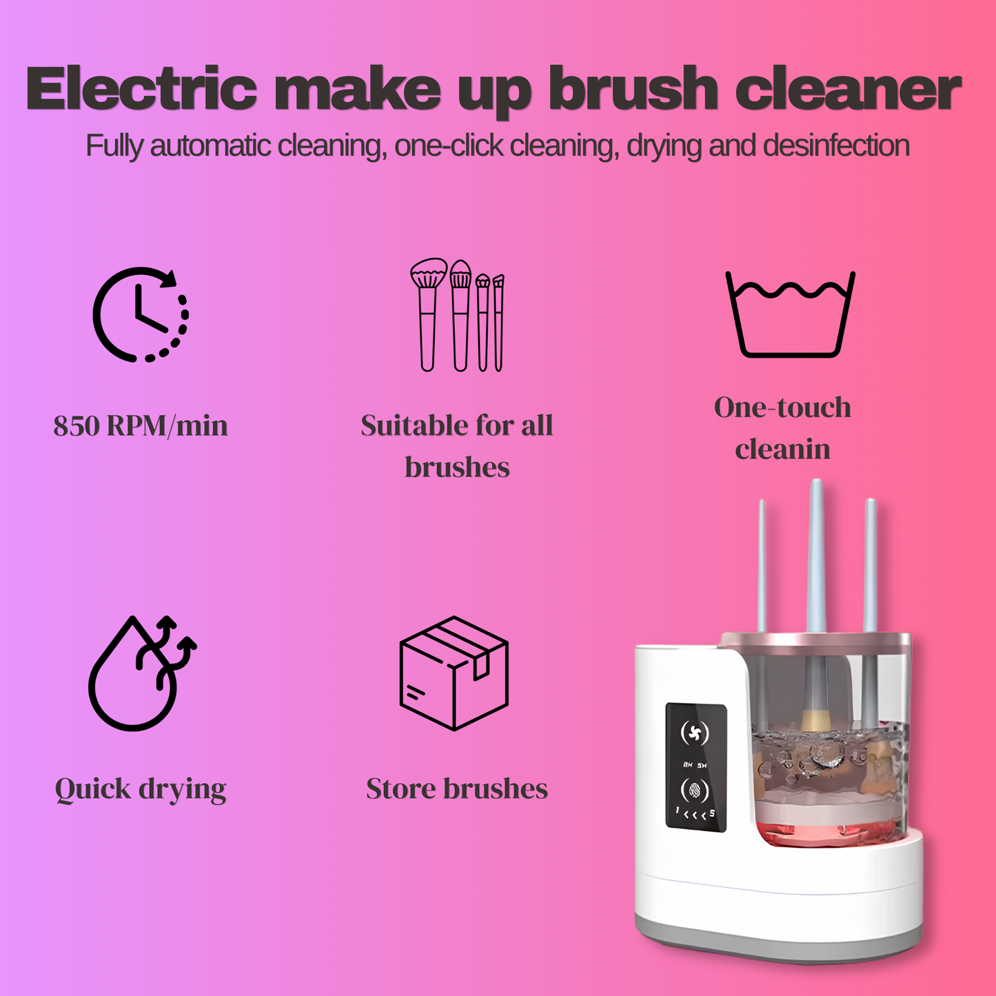 VelvetSpin Brush Cleaner